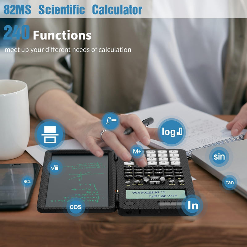 82 MS Scientific Calculator for School with Notepad * 2