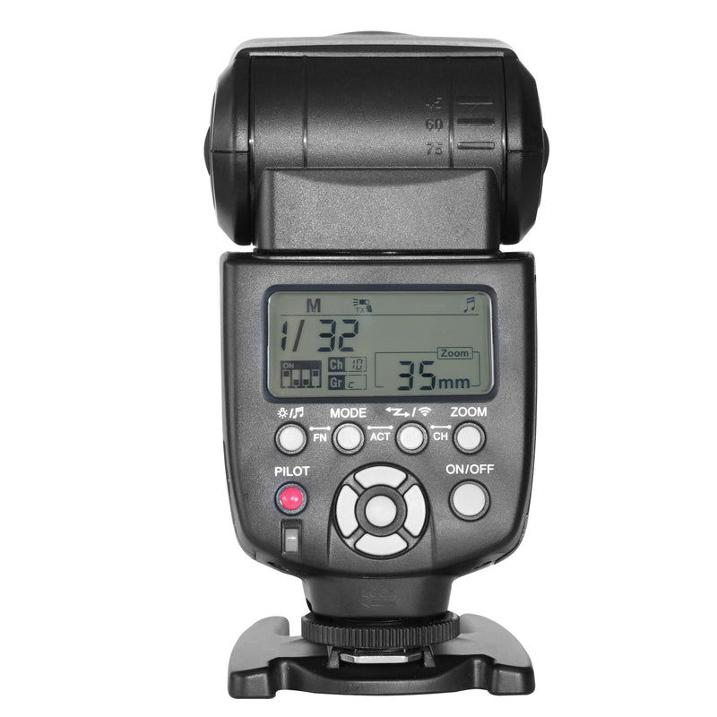 YONGNUO YN560 IV Wireless Flash Speedlite, Master + Slave Flash + Built-in Trigger System, for Canon Nikon Pentax Olympus Fujifilm Panasonic Digital Cameras Black