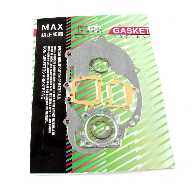 PW80 Gasket Kit, Complete Engine Gasket Set for PW80 PY80 Y-Zinger Peewee 80 Kid Bikes