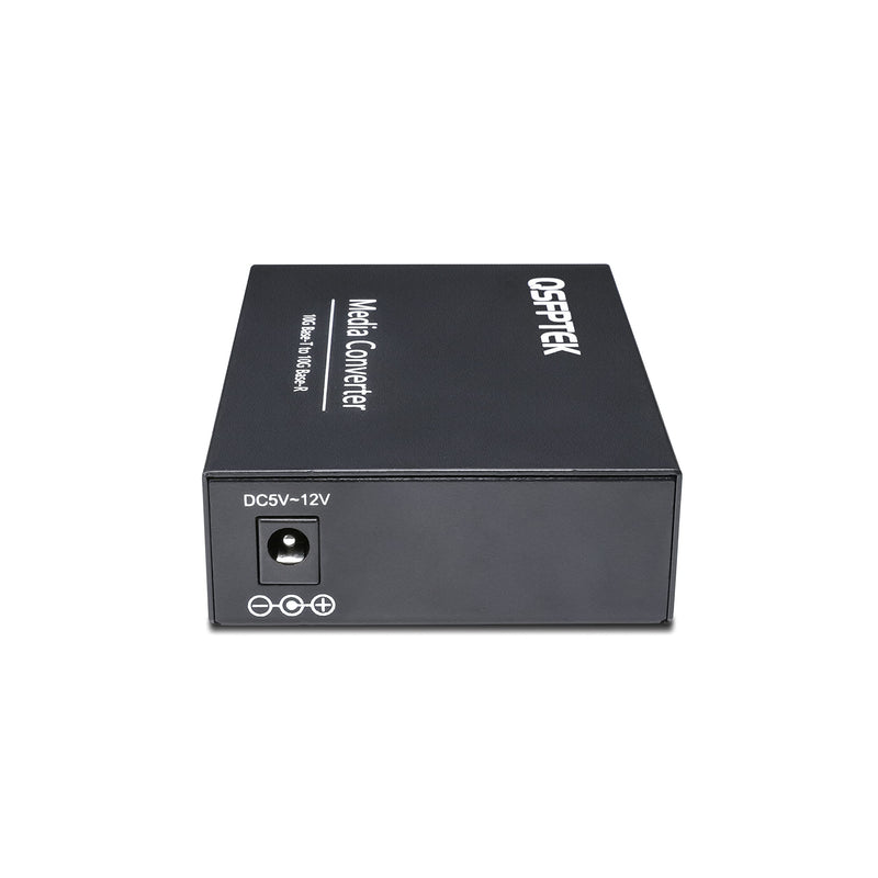 10G SFP+ to RJ-45 Media Coverter, 10 Gbps Gigabit Copper UTP Ethernet Fiber Optic Converter, Unmanaged 1x 100M/1G/2.5G/5G/10GBase-T RJ45 to 1x 10GBase-X SFP+ Slot, Support 10G SR/LR SFP Module Normal 1Pack