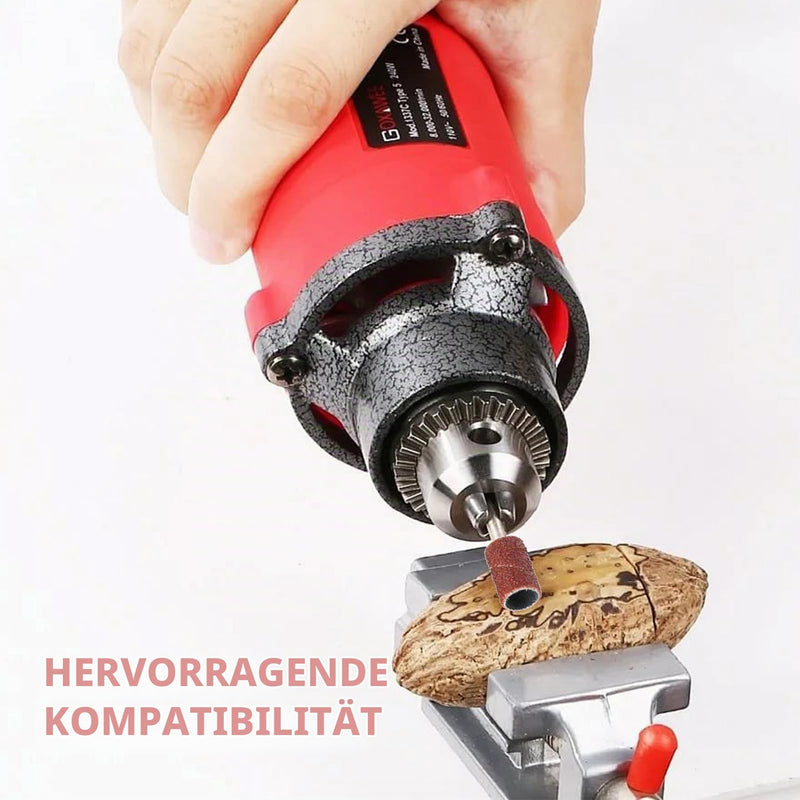 Sanding Sleeve Set, Sanding Caps Nail Cutter, 248 Pieces Sanding Belt 80/120/180 Grit, Sanding Drum for Wood, Crafts, Includes 2 Sanding Rollers, Compatible with Dremel Sanding Attachments