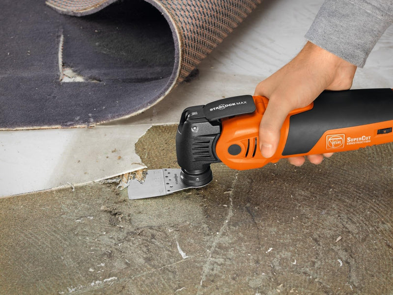 Fein Rigid Scraper Blade for MultiMaster Tools - Efficient Removal of Paint, Tile Adhesive Residue, Carpet and Underseal, Long Version, Starlock Plus Mount - 63903234210
