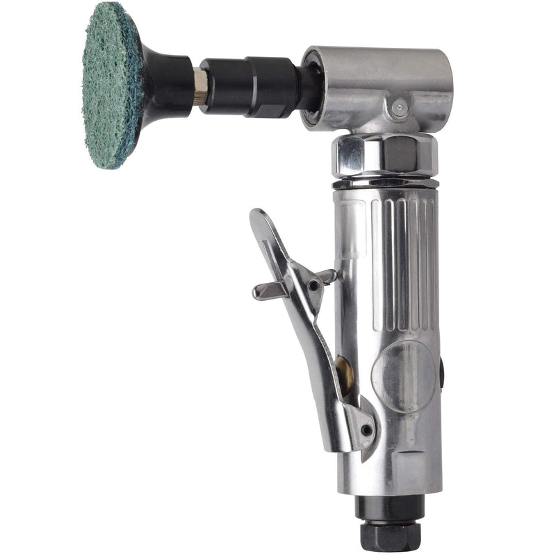 1/4 inch angle air die grinder with 22 pcs 2-inch quick change sanding discs, polished color angle pneumatic die grinder, air die grinder kit