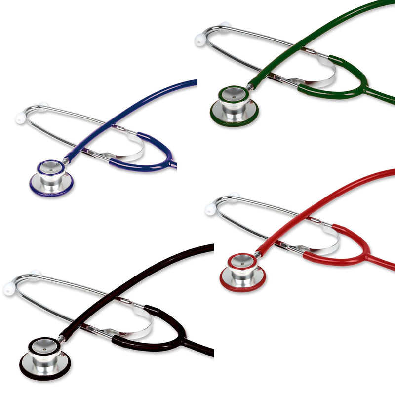 Gima - Dual Head Stethoscope TRAD, Adult, Y Color Black, Pavilion Ø 43.5 mm, Bell Diameter 30 mm Outer Size, Latex-Free, CE Medical Device Adult
