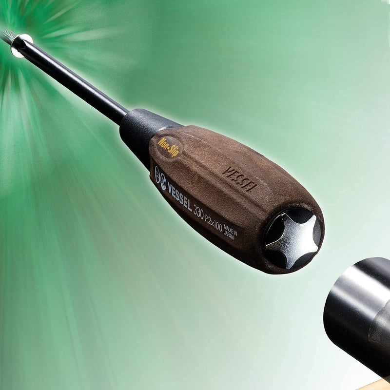 Vessel Woody Penetrating Screwdriver Non-Slip Grip Set of 6 (Boxed) 336PS Set of 6 (Boxed)