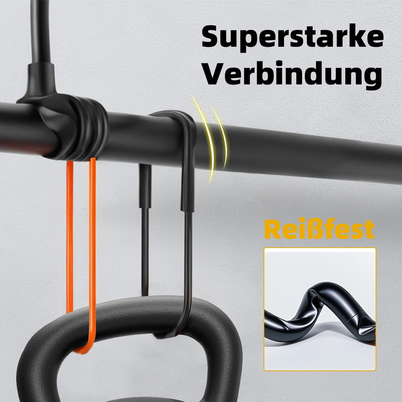 Fosdaling Heat Shrink Tube Set, 90 mm Extra Long 4:1 Heat Shrink Tubing, Waterproof with Adhesive, Heat Shrink Tube Assortment (7 Sizes, Black)