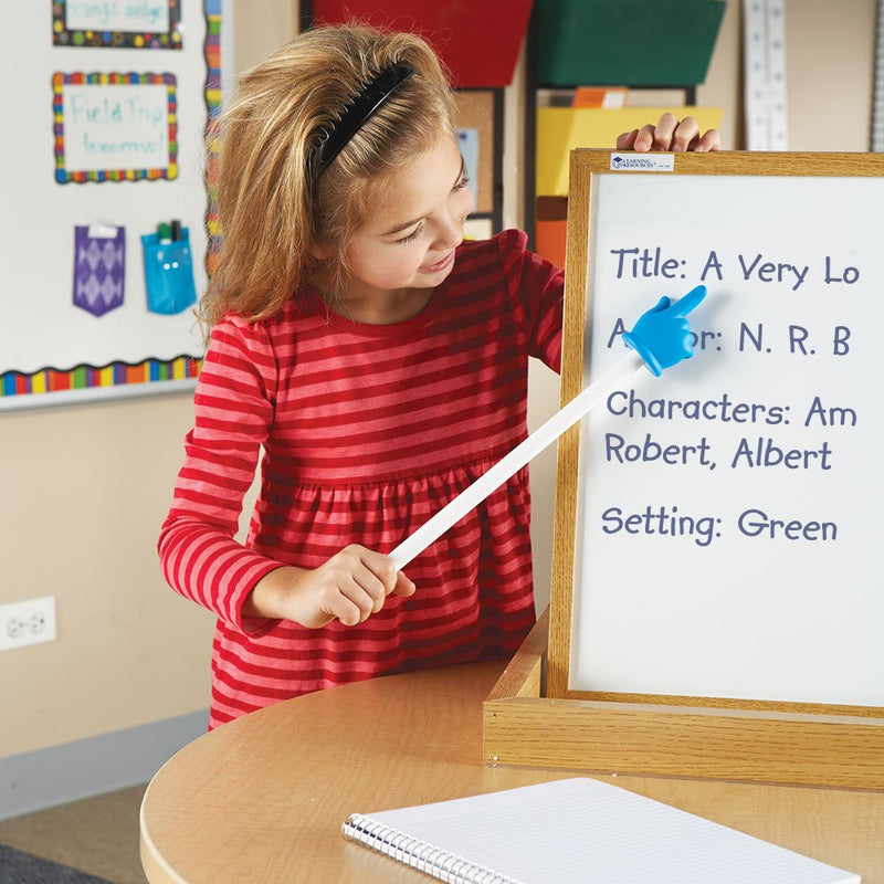 Learning Resources Rainbow Pointers, Classroom Supplies, Kids Finger Pointer, Set of 10, Ages 3+