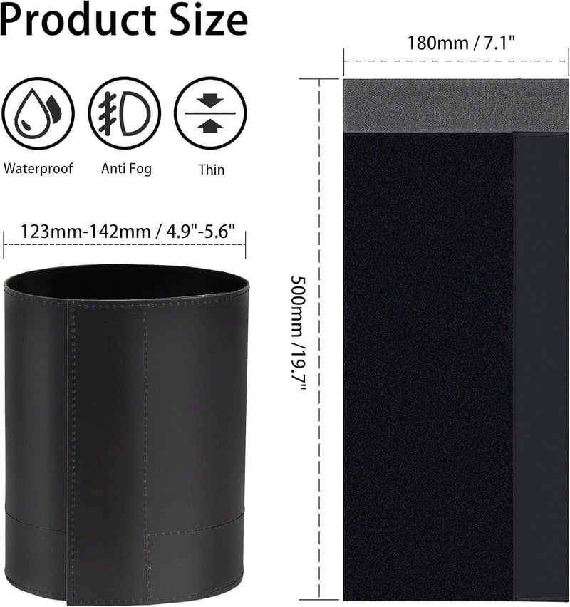 Astromania Flexible Dew Shield for Telescope Front Outer Diameter from 123mm - 142mm Diameter - Keep Dew Away and Gives You Clear observing for The Entire Night For Outer Diameter from 123mm - 142mm
