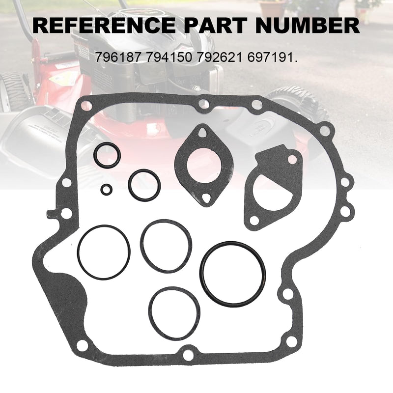 Engine Gasket Kit Replacement for BS lawnmover 796187, Replace 697191 792621 794150 796187