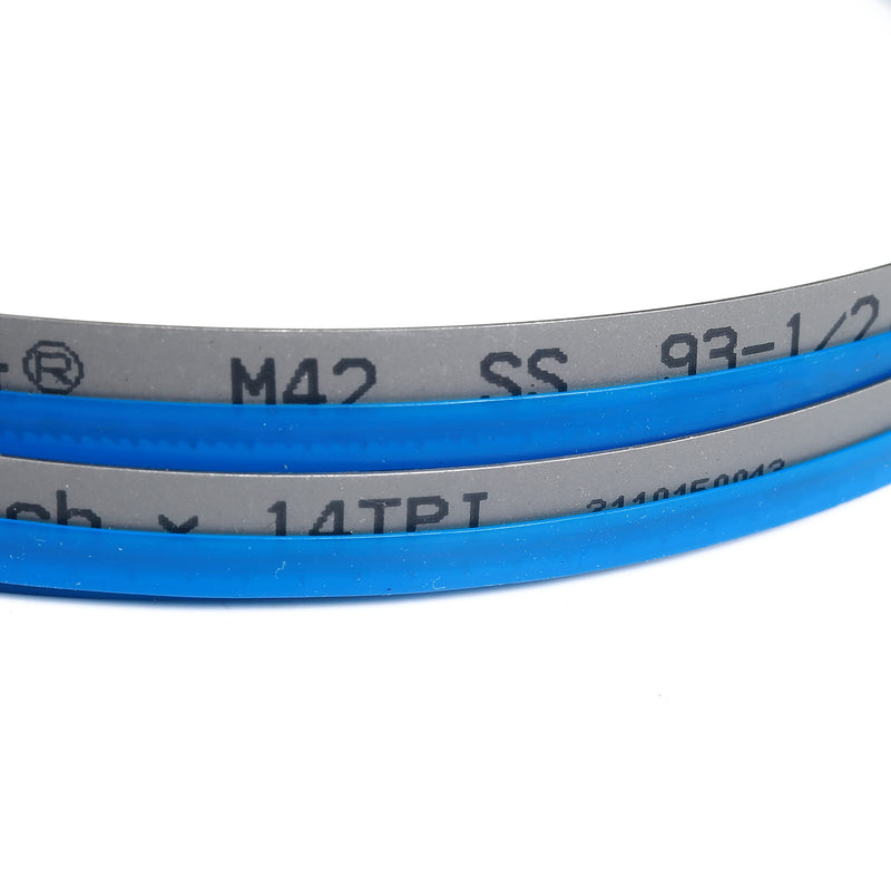 Imachinist S93121214SS Bi-Metal 93-1/2" Long, 1/2" Wide, 0.025" Thick Bandsaw Blades for Cutting Stainless Steel (14TPI) 14TPI