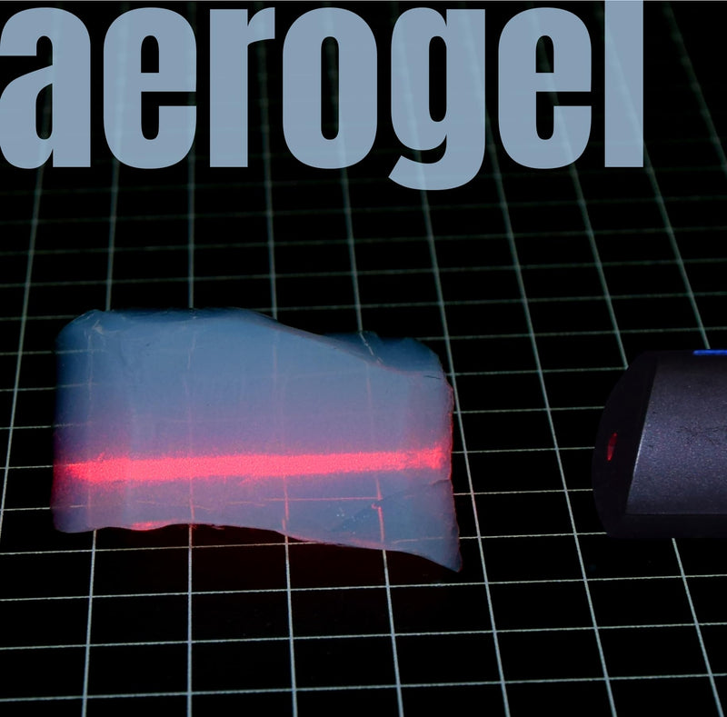 Aerogel Blocks | High Purity High Transparency Extremely Low Density Silica Aerogel Frozen Smoke NASA Insulation Material 80