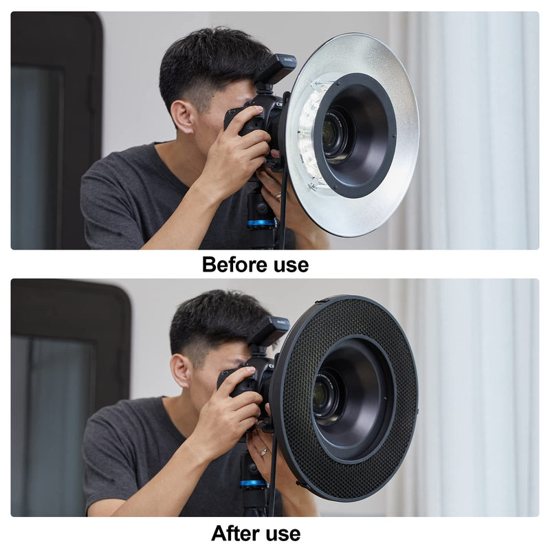 Godox R200-RHC30 Photography Honeycomb Grid for Godox RFT-25S Reflector Beauty Dish 30°