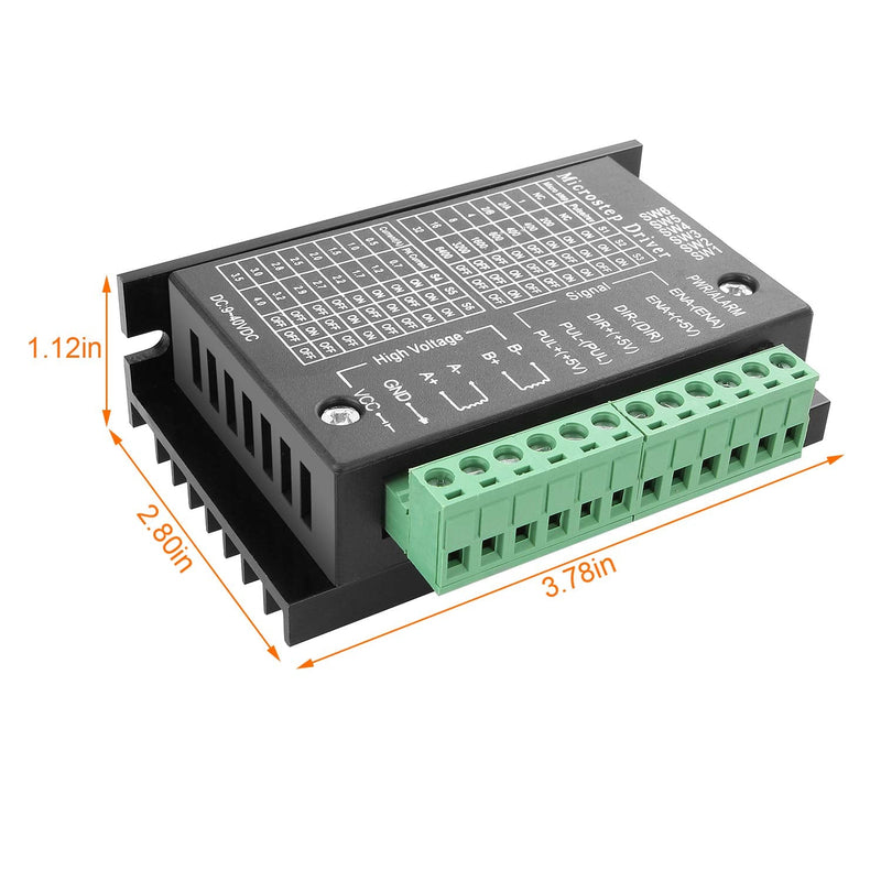 3 PCS of TB6600 Stepper Motor Driver, ABuff 5A 9-40V Nema 17 Stepper Motor Driver CNC Controller Single Axes Hybrid Stepperr Motorr Controls