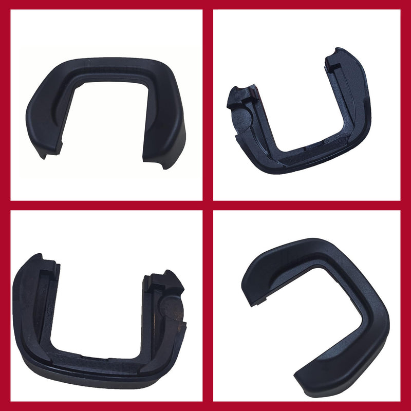 2 Pcs Eye Cup Viewfinder Rubber Frame Shell Cap Eyepiece for EOSR EOS-R Camera（with 3 Small Nails, 2 hot Shoes