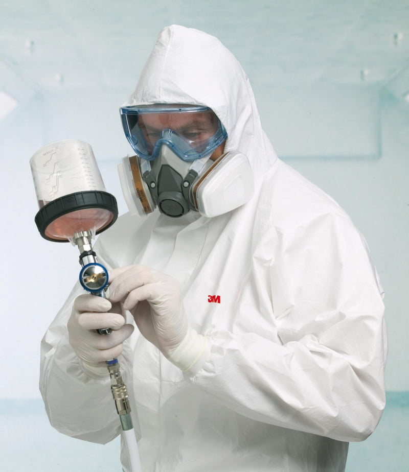 3M Half Mask Reusable 6200 6300 Half Mask Respirator Dust & Gas Mask, l, grey