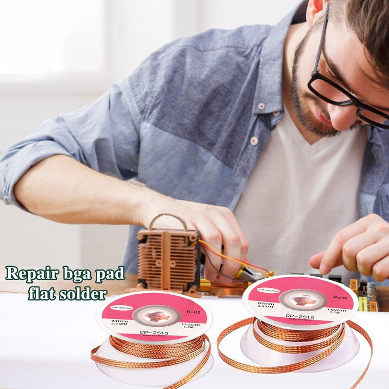 4 Rolls Tin Suction Wire Repair Tools Circuit Board Solder Remover Discharge Accessories Mobile Phone Repair Accessories