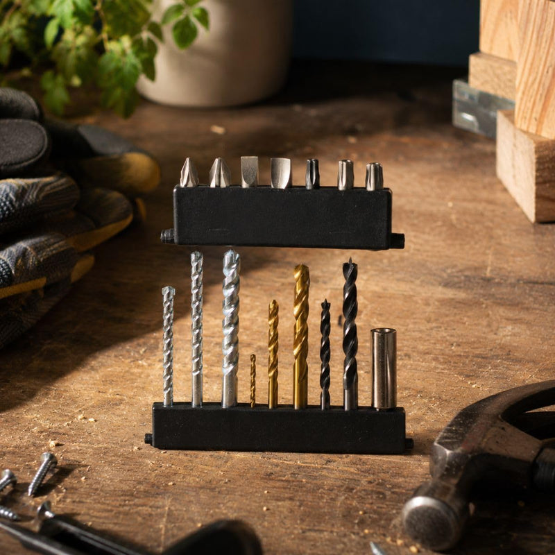 Black and Decker 16 Piece Accessory Drill and Bit Kit Screwdriver