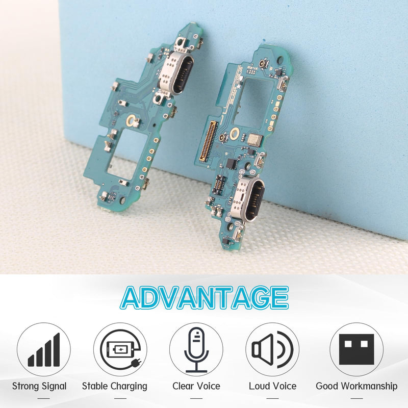 Dock Connector for Samsung Galaxy A54 5G Charging Port Flex Cable Replacement for Samsung Galaxy A54 5G A546U USB Charger Dock Board Connector with Tools (Black)