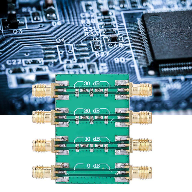 DC-4.0GHz RF Fixed Attenuator Module SMA Double Female Head Outer Screw Radio Frequency Attenuator Board Replacement