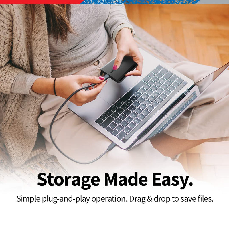 Toshiba Canvio Basics 1TB Portable External Hard Drive USB 3.0, Black - HDTB510XK3AA & iPad Pencil 2nd Generation with Magnetic Wireless Charging, Apple Pencil 2nd Generation