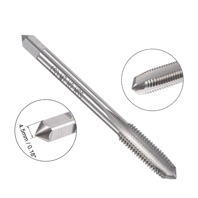sourcing map tap M7 x 1mm thread cutting die alloy tool steel