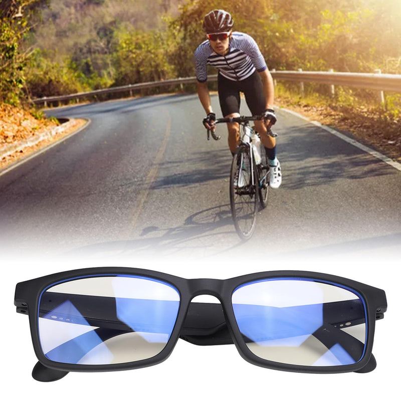 Smart Sound Glasses with Mic, Bluetooth Sunglasses with Blue Light Blocking, Touch Voice Assistant, Sports Smart Glasses for Outdoor Cycling Running Driving