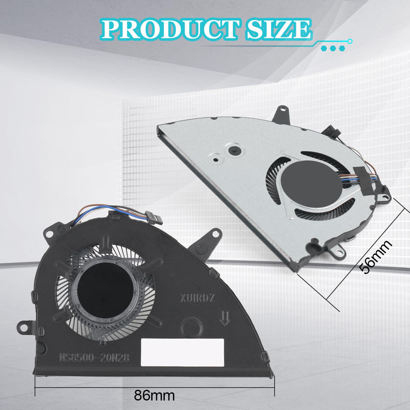 Replacement CPU Cooling Fan for HP Pavilion 15-cs 15-cw Series 15-cs3153cl 15-cs0085cl 15-cw1063wm 15-cs0053cl 15-cs0051wm 15-cs0079nr 15-cs0021na HP New Laptop CPU Cooling Fan with Repair Tools