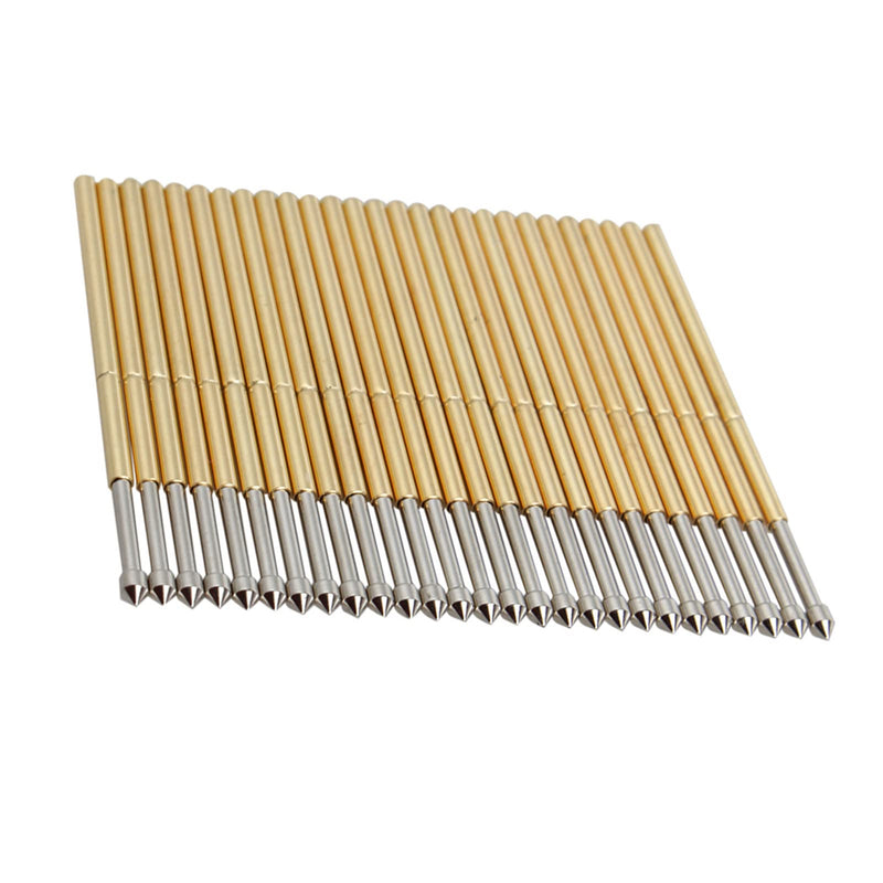 Pogo Pins 100 PCS. P100-E2 Spring Contact Diameter 1.5mm Conical Head Pogo Pin Test Tools Pogo Pin PCB Spring Test Probe Round Pogo Pin Tools