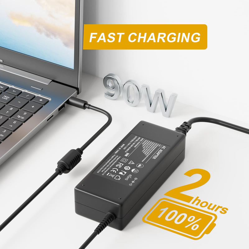90W Inspiron 7706 Charger for Dell Inspiron 7706 3280 7700 7506 2n1 2 in 1 7501 7590 7591 7790 7791 7500 5400 5401 5490 5491 3280 AIO 2-in-1 OptiPlex 3090 7090 Laptop AC Adapter