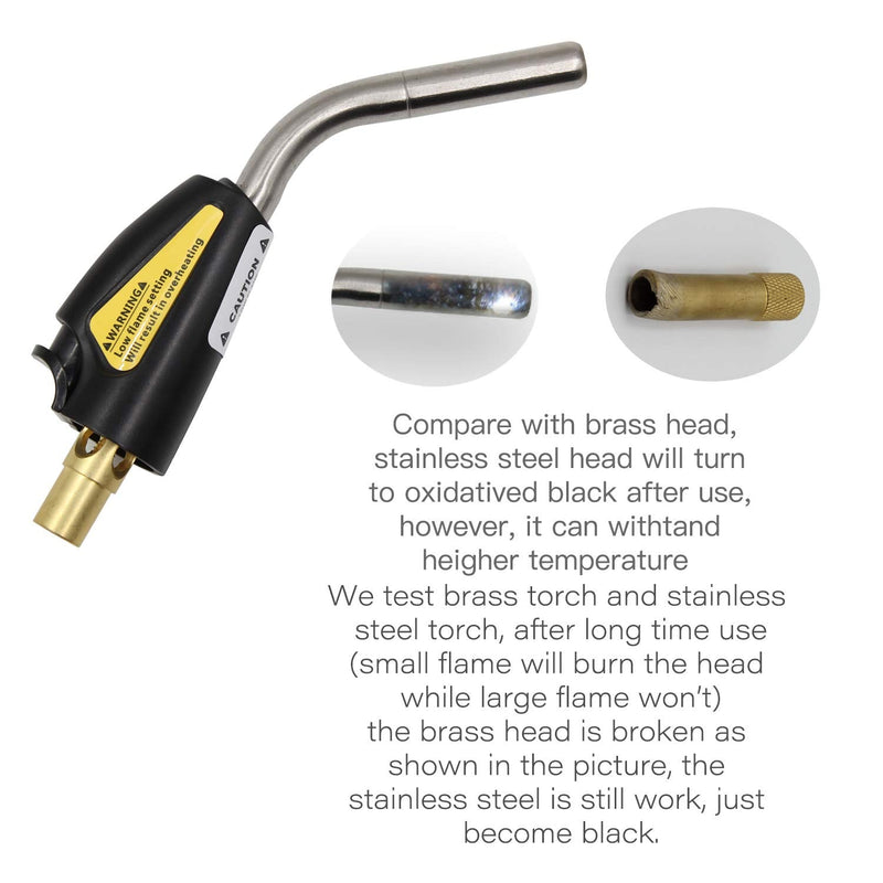 Welding Torch Fueled By 20 lb Propane With Type 1 Valve, OPD Valve