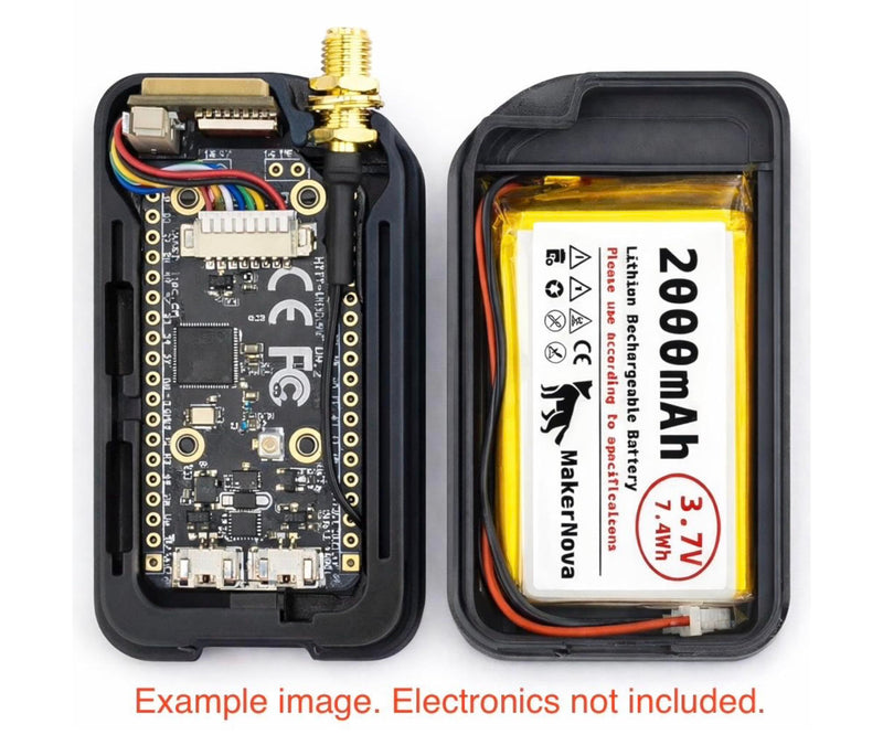 Case for Heltec LoRa 32 V4 (ESP32-S3 + SX1262) | Meshtastic Node Case | 3D Printed Protective Housing with SMA Connection | Perfect Fit for Heltec V4 | • Suitable for Heltec LoRa 32 V4 • Ideal for Meshtastic projects • For 103454 LiPo up to 2000 mAh