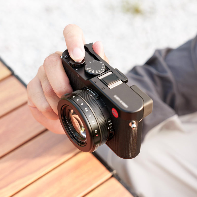 Thumb Up Grip for Leica D-LUX8 DLUX8, Aluminum Alloy Metal Thumb Grip with Hot Shoe Cover Protector Thumb Rest Support Holder, Not Affect The Use of DLUX8 Camera Buttons, D-LUX 8 Camera Accessories