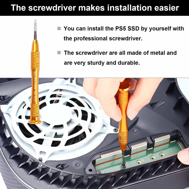 1Pcs SSD Screw for PS5 and 1Pcs Ring Replacement and 1Pcs Screwdriver for Sony PlayStation 5 Console Solid State Drive 1pcs Screw+1pcs Ring+1pcs Screwdriver