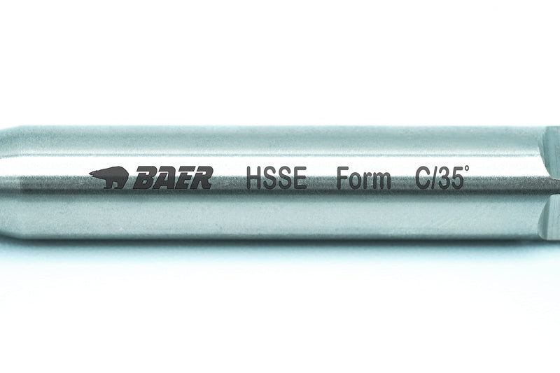 Baer machine tap M6 tap HSSE 35° RSP - tap - M 6 x 1.0 - DIN 371 - thread drill metric standard thread, blind hole - for unalloyed and low-alloy steels