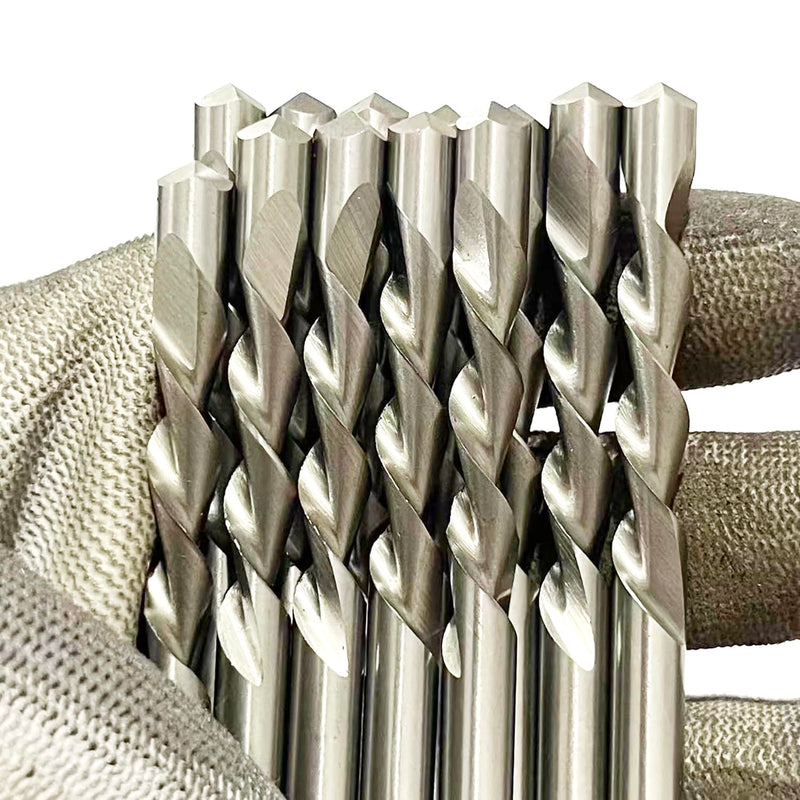 12 Pieces 1/4 Inch Drywall Cutting Tools Guide Point Cutting Bits,HSS65(M2) Materials Drill Bits, Cutting Drywall, Used for with Spiral Saw and Power Tools 12pcs 1/4"