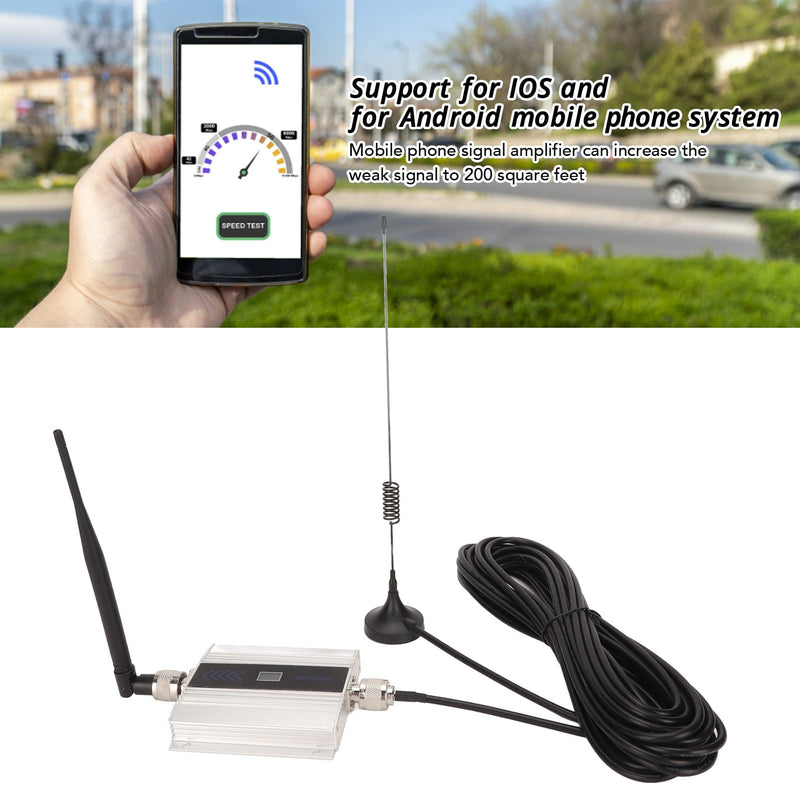 Cell Phone Booster, Up to 200 sq ft Dual Band Cellular Repeater Amplifier Home GSM DCS LTE B3 2G 3G 4G Mobile Phone Amplifier for Home