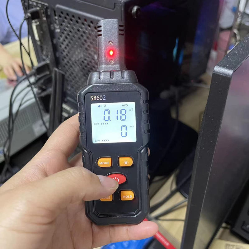 EMF Test, Electromagnetic Radiation Tester EMF Electric Magnetic Field Detector Meter 5 Hz to 3500 Hz