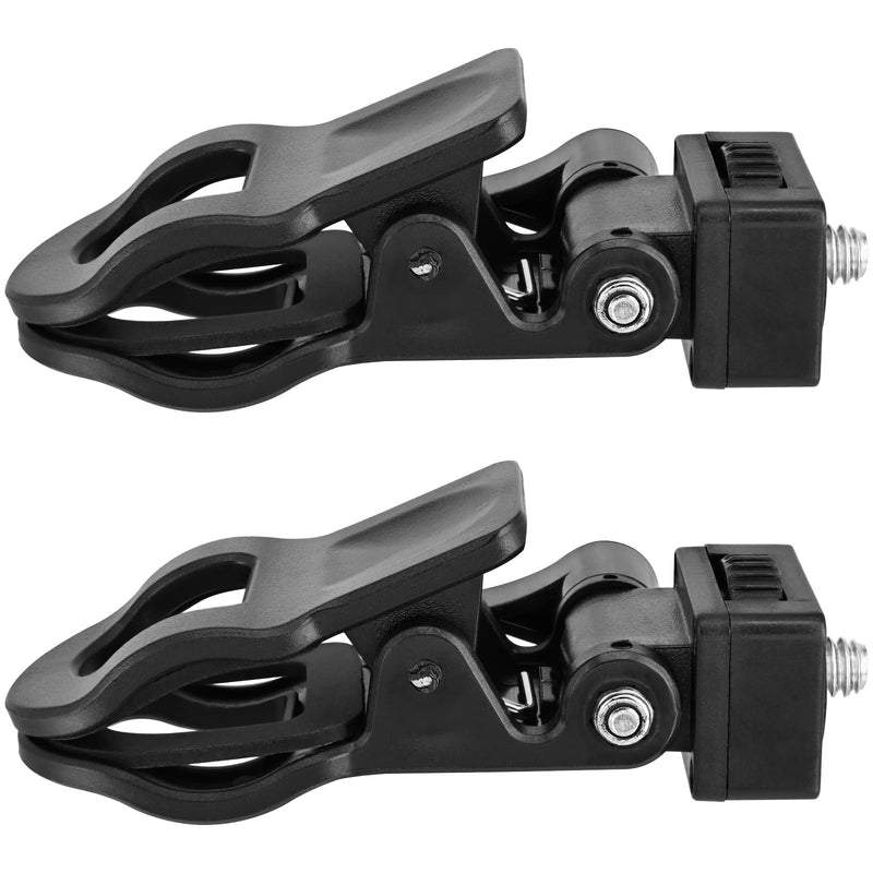 Yeebline Monitor Camera Mount Clip, 2 Pack Monitor Camera Mount Clamp Selfie Light Ring Light Clip with 1/4 Screw Connector, Screen LCD Display Top Fill Light Flash Stand Webcam Holder for Phone