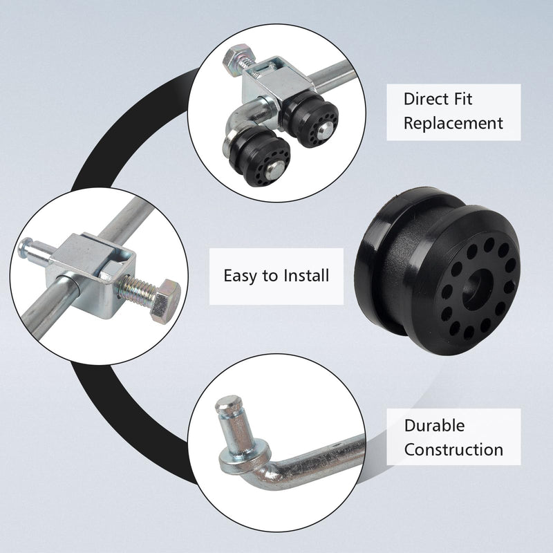 Transfer Case Shifter Control Linkage 52105555AA+Grommet Bushing kit 68078974AA Compatible with 2002-2005 Dodge Ram 1500 2500 3500 4x4