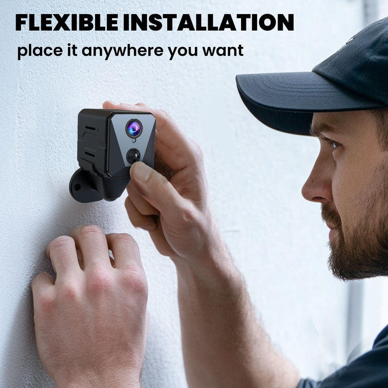 Hidden Camera | Spy camera, Improved 2K WiFi Mini Camera, Real-Time View,100 Days Battery Life, Cloud & SD Storage, Clear Night Vision, AI Motion Detection, Security Wireless Camera Nanny Cam
