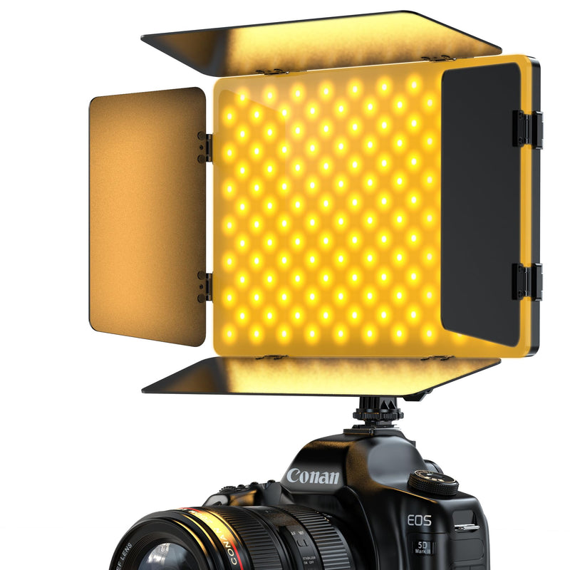 PIXEL Photography Light Camera Video Lighting 20W Bi-Color Dimmable 2500-6500K Led Camera Studio Streaming Lights Photo Video Shooting (Battery Not Included) Black