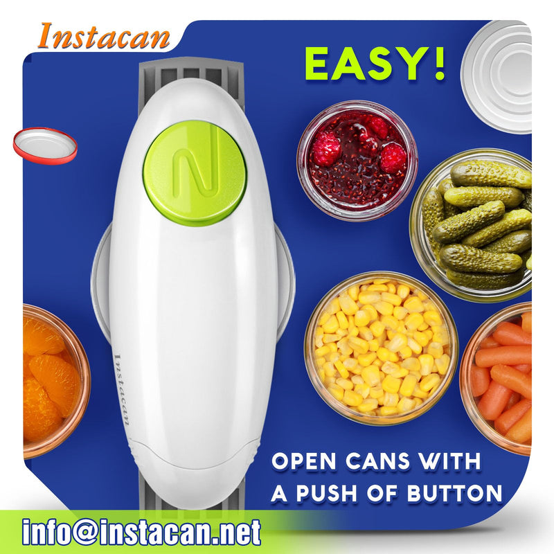 Higher Torque and One Touch Electric Jar Opener Easy Remove Almost Size Lid with Auto-Off, Powerful Bottle Opener for Arthritic Hands, Automatic Jar Opener for Weak Hands and Seniors (White) White