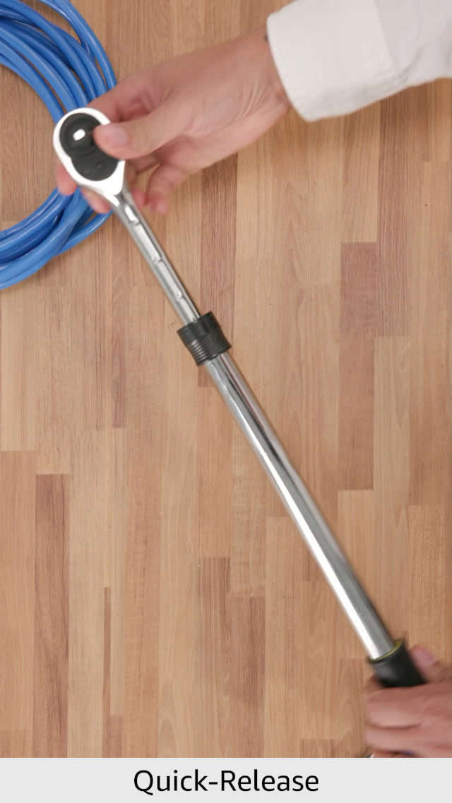 Titan 12073 1/2-Inch Drive x 18 to 23-1/2-Inch 72-Tooth Extendable Ratchet