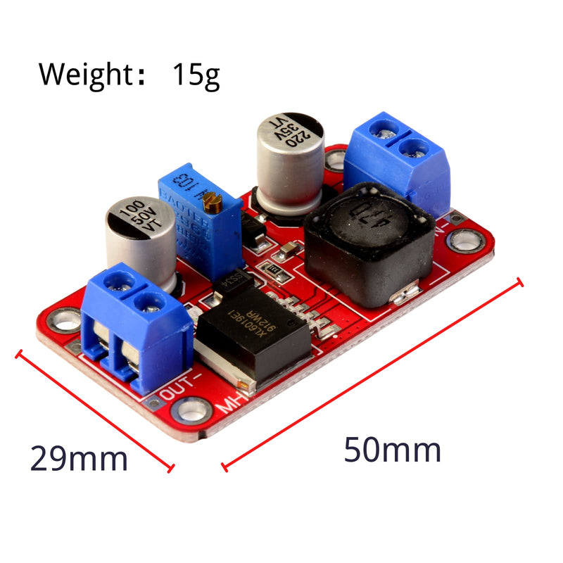 LAOMAO DC-DC Step Up Converter DC 3V-35V to 5V-40V Adjustable Output Voltage Boost Converter Power Supply Adapter Power Adapter Module (3 Pack)