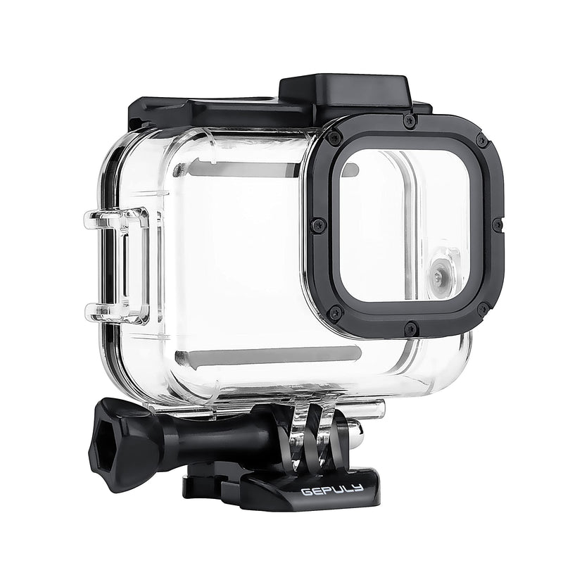 Waterproof Housing Case for GoPro Hero 9 10 11 12 Black, 60M Underwater Protective Dive Housing Shell with 2 Cold Shoe Adapters Brackets Accessories for Go Pro Hero 12 11 10 9 Black Cameras Waterproof Case for Hero 12/11/10/9 Black