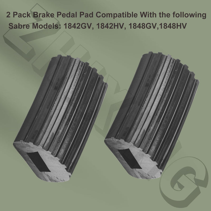 2 Pack Lawn Mower Brake Pedal Pad M111056 Compatible with JohnDeere Sabre Scott Lawn Mower Brake Pedal Pad GT262, GT275, LX172, LX173, 2148HV, 2254HV, 2354HV, S2048, S2348, S2554