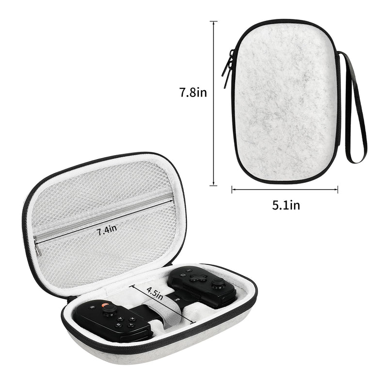 sarlar Carrying Case Compatible with BACKBONE One 1/2nd Gen Mobile Gaming Controller Playstation and Xbox Edition, Hard Case Portable Protection for Travel and Home Storage