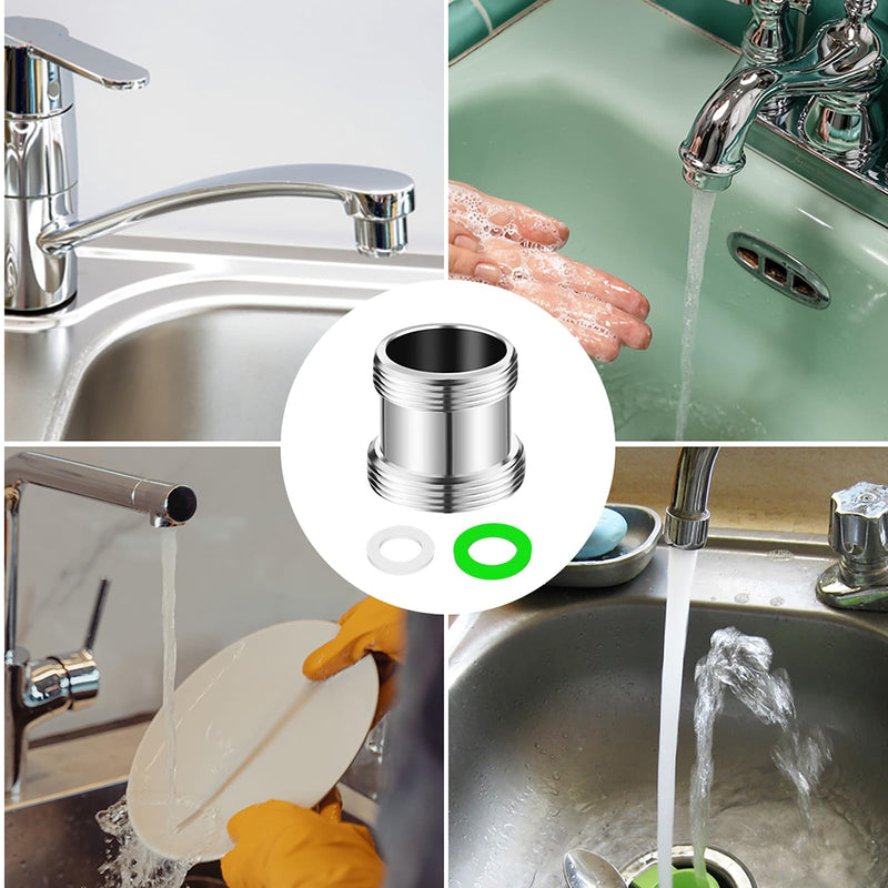 Tap Adapter M22 to M24 - Thread Adapter for Male Thread M22 and M24, Ideal for Aerators and Sinks M22M24