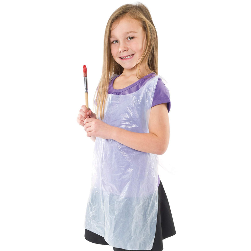 Baker Ross disposable aprons (50 pieces), ‎32.5 x 20 x 1.5 cm; 240 grams ‎32.5 x 20 x 1.5 cm; 240 Grams (Pack of 2)