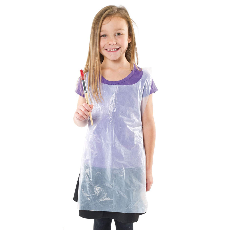 Baker Ross disposable aprons (50 pieces), ‎32.5 x 20 x 1.5 cm; 240 grams ‎32.5 x 20 x 1.5 cm; 240 Grams (Pack of 2)